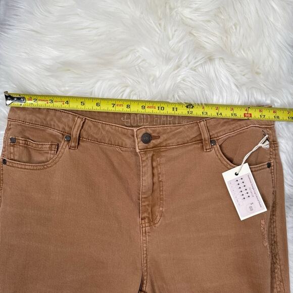 Good Hart Matilda Jane Womens Sandstone Jeans Size 12 Tan Neutral Denim Straight - Picture 6 of 11